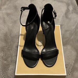 Michael Kors Black Harper Sandal Heels